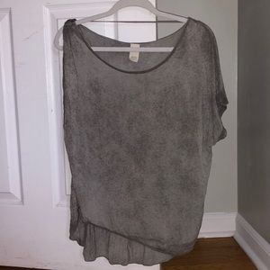 Free People Gray Shirt